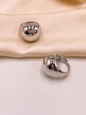 Anillo bella plateado en rodio - EKA Accesorios