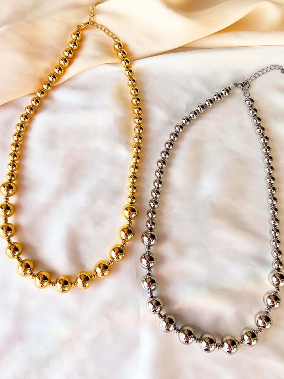 COLLAR CHUNKY EVA 45CM DORADO