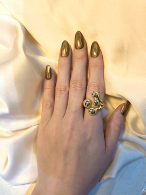 Anillo Berlin rodio - EKA Accesorios
