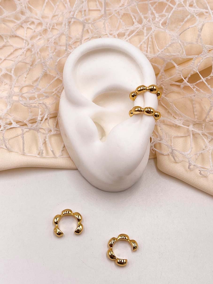 EARCUFF FLOR DORADO